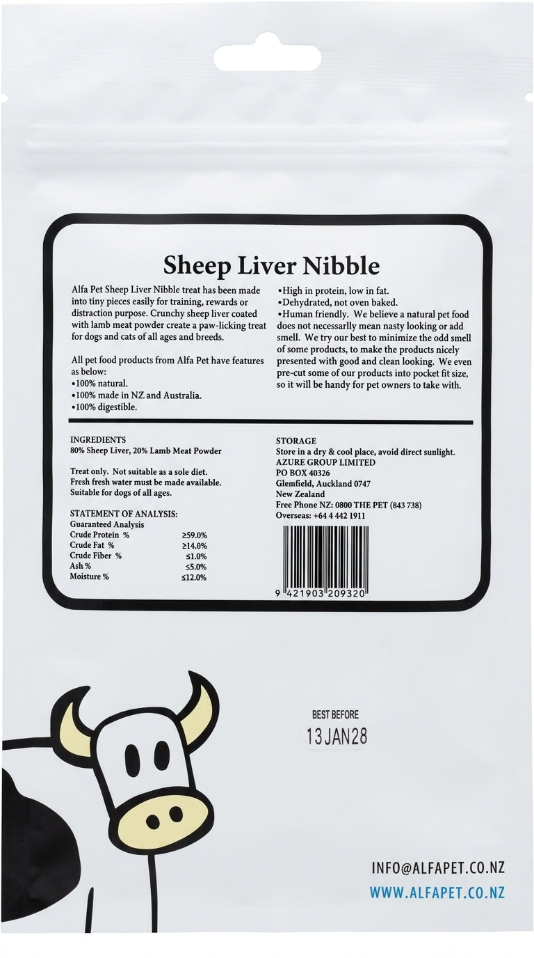 ALFA PET SHEEP LIVER NIBBLE