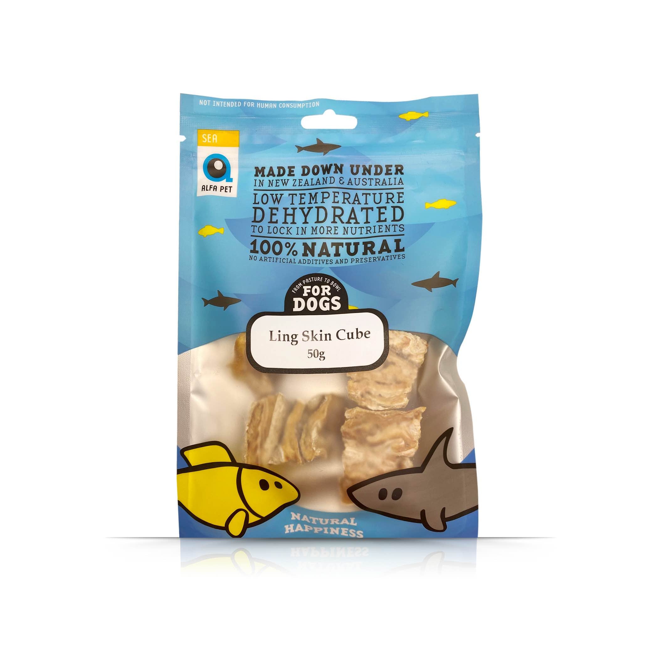 ALFA PET Ling Fish Skin Cube